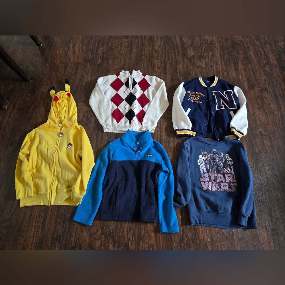 Boys Size Small Long Sleeve Sweatshirt Clothes Lot